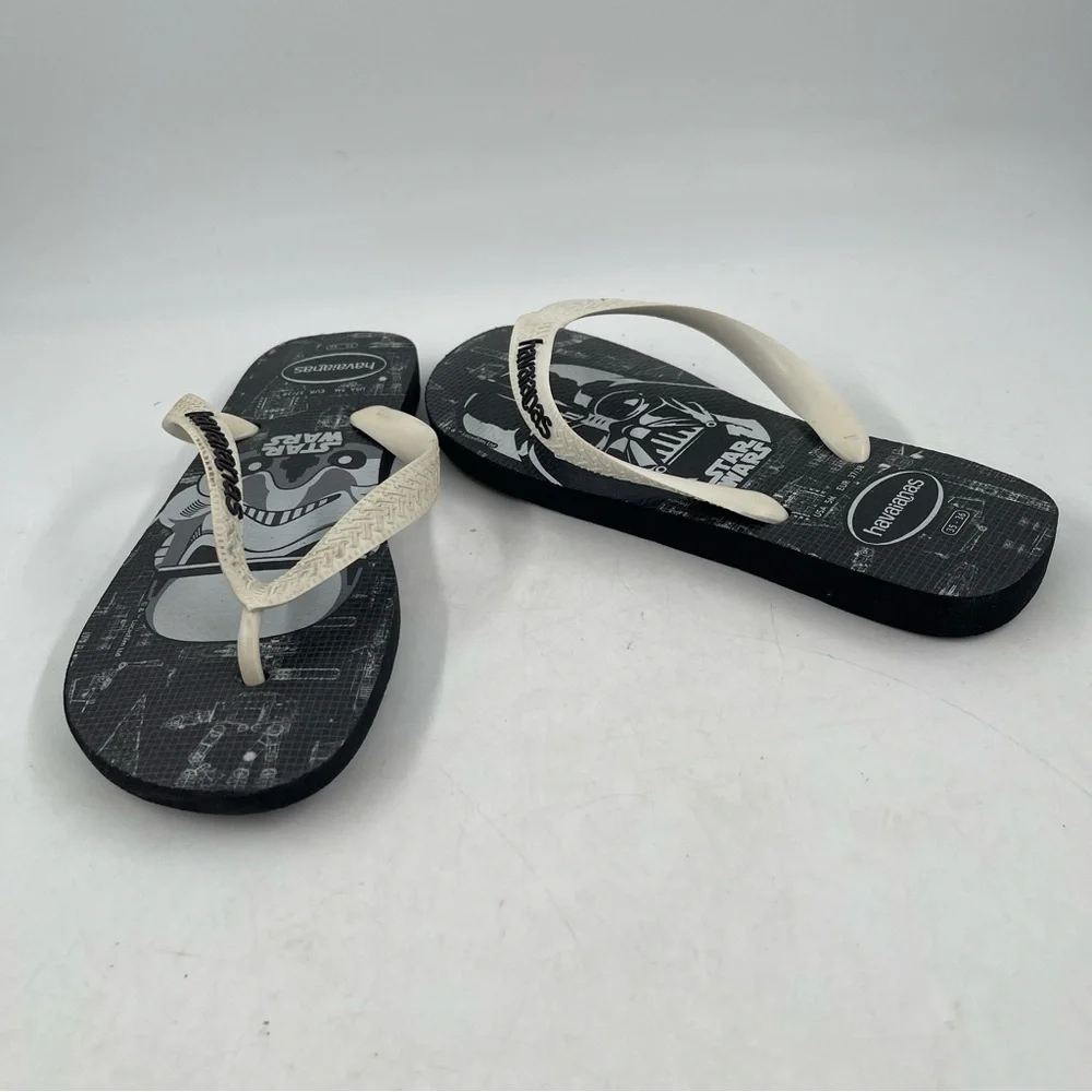 Havaianas Big Kids Star Wars Theme - Size 5 M - Flip Flops Thong Sandals
